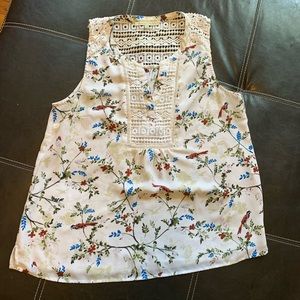 White Springtime Daniel Rainn Tank Top